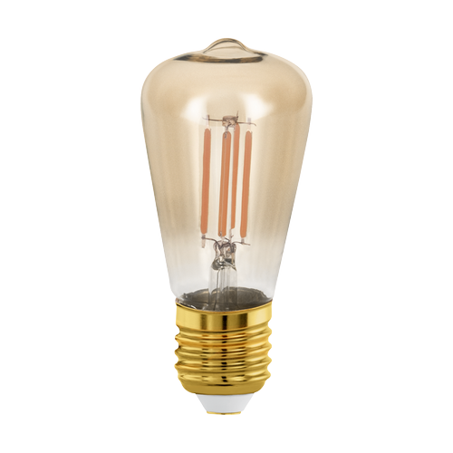 Outlet: EGLO Mini Edison ST48 E27 LED Pære 4W i 1700K, Dæmpbar - Amber