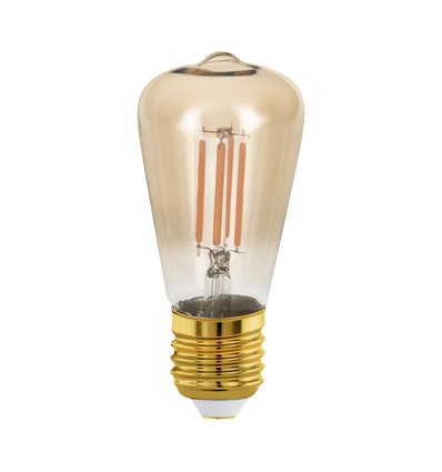 Outlet: EGLO Mini Edison ST48 E27 LED Pære 4W i 1700K, Dæmpbar - Amber