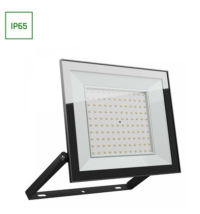 Noctis Lux 4 projektør 100W - neutral hvid, 230V, IP65, 251x207x26mm, sort