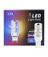 2 stk. G9 2W RGBW LED pærer - Inkl. RF fjernbetjening