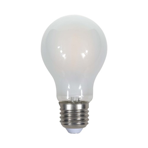 E27 5W LED pære - A60, frostet glas, 6400K, 600lm, 300° spredning