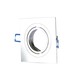 GU10/MR16 Firkantet downlight - Uden lyskilde, Hul: 7,5x7,5 cm, mål: 9,1x9,1cm