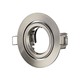 GU10 indbygningsspot rund - Satin nikkel, aluminium, Ø85 mm hul, IP20 indendørs
