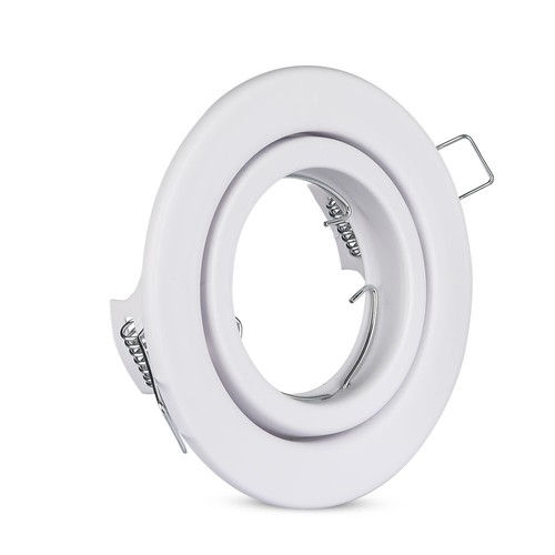 MR16 eller GU10 Downlight kit - Uden lyskilde, hvid, Hul: Ø7,4 cm, Mål: Ø9,9 cm