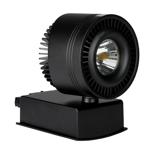 33W COB Skinnespot 5000K - Sort Hus