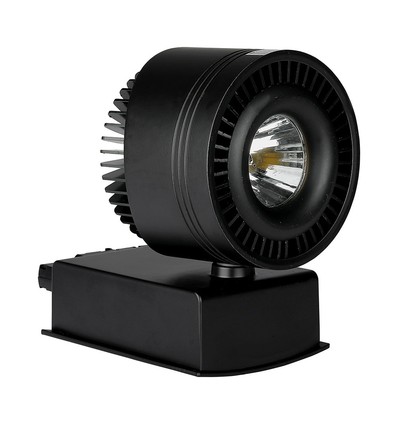 33W COB Skinnespot 5000K - Sort Hus