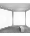 15W LED overfladepanel - 3000K, kvadratisk