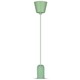 Grøn beton pendel lampe, E27 - Ø50cm, højde 95cm, uden lyskilde, 5 års garanti