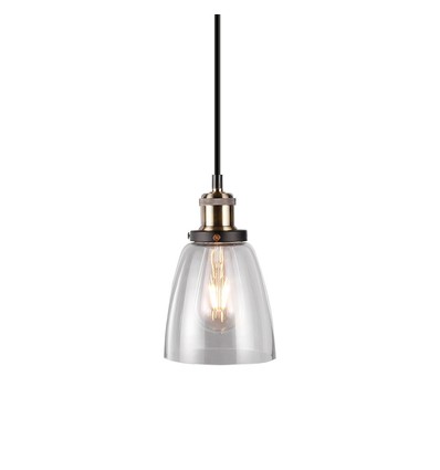 Glaspendel-lampe E27 - Transparent