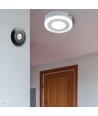 PIR loftsensor sort (flad) - maks: 1000W LED