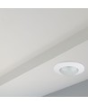 PIR loftssensor til indbygning - 360°, max 300W LED, hvid, IP20, justerbar tid og lysstyrke
