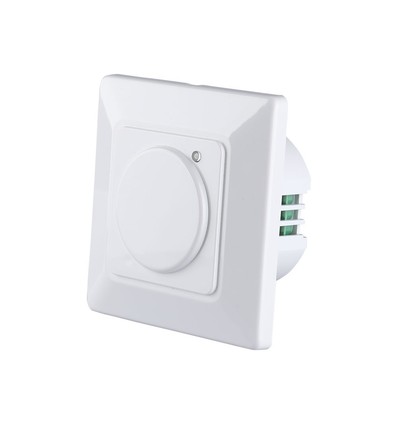 Mikrobølge bevægelsessensor til indbygning - 360°, max 300W LED, IP20, hvid, justerbar tid og lysstyrke