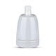 Porcelæns Lampeholder E27 - Lampe, Grå