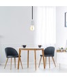 Porcelæns Lampeholder E27 - Lampe, Grå