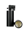 30W LED Skinnespot - 6400K, Sort Hus
