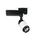 35W LED Skinnespot - 6000K, Sort/Hvid Hus