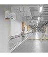 Bevægelsessensor med manuel overstyring - Hvid, IP44, op til 300W LED