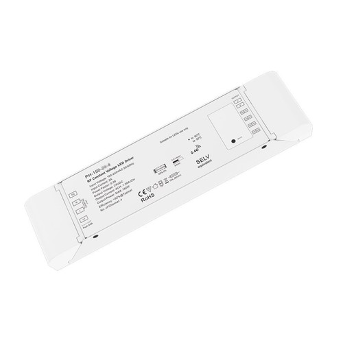 LEDlife rWave 150W dæmpbar strømforsyning - 12V DC, 12,5A, RF, push-dæmp, 4 kanaler