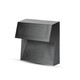 3W trinlys LED - 4000K, sort hus