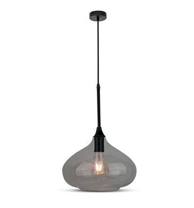 Moderne Glas-Glans-sort glas pendellampe Ø280-E27