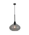 Moderne Glas-Glans-sort glas pendellampe Ø280-E27