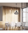 Moderne Glas-Glans-sort glas pendellampe Ø280-E27