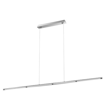 36W LED designer pendellampe i krom - 182cm, 2700lm, 4000K, IP20