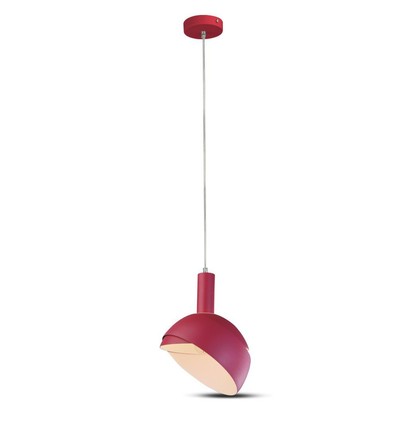 E14 Pendant Fatning - Plast, Skyde Aluminium, Lampeskærm, Pink