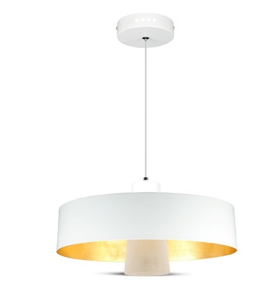7W LED Pendel Lampe - Akryl, Hvid Lampeskærm, 4000K