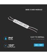 1,5W LED modul, 12V - IP67, Grøn, 150lm, 3 SMD2835 LED, 120 grader