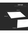 45W LED PANEL - 1200x600mm, 6400K, 120lm/W