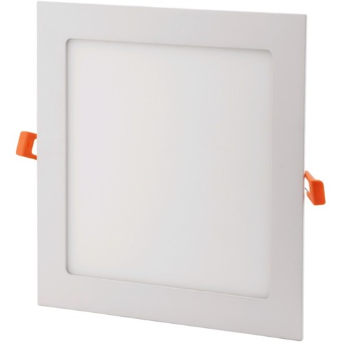 18W LED indbygningspanel - Hul: 20,1 x 20,1 cm, Mål: 22 x 22 cm, 230V