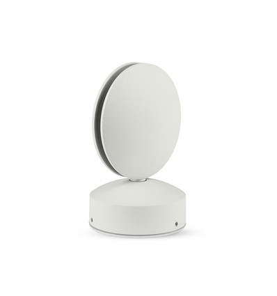 VT-8029 Væglampe 7W - 3000K, IP65, hvid, Hus
