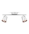 12W LED Væglampe - 3000K, 2 hoveder, hvid
