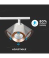 12W LED Væglampe - 3000K, 2 hoveder, hvid