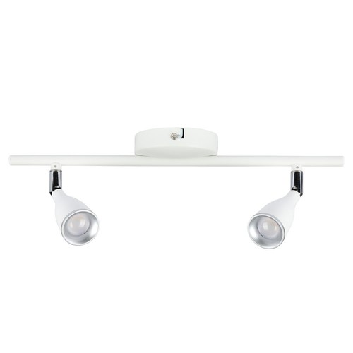 Væglampe 9W LED (2 hoved) 3000K hvid