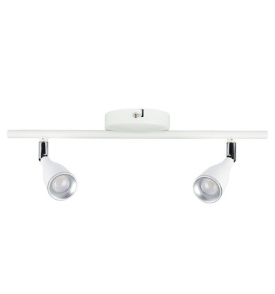 Væglampe 9W LED (2 hoved) 3000K hvid