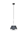 Prism Pendel Lampe - Sort Lampeskærm med Hvid Ledning, Ø400*540mm