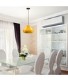 Pastel Prism Pendel Lampe (E27) - Ø310*180mm, gul