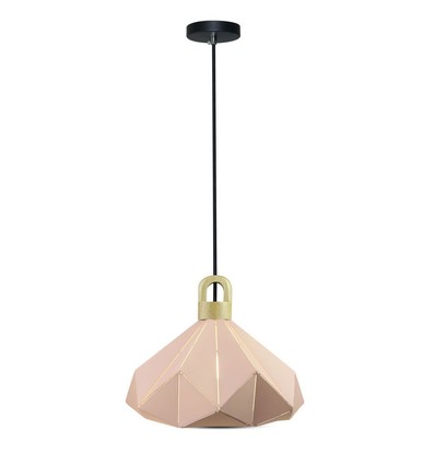 Pastel træprisme lysekrone (E27) - Ø320*270mm