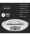 10W LED Væglampe - 3000K, hvidt hus