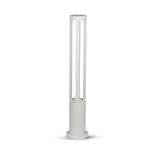 10W pullertlys - LED, 6400K, hvidt hus, 80cm højde