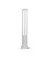 10W pullertlys - LED, 6400K, hvidt hus, 80cm højde