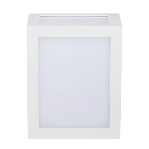 12W LED Væglampe - 3000K, Hvid hus