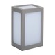 12W Væglampe - LED, 6400K, Grå hus