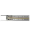 S LINE følgeskinne - 8 ledere, hvid, for lineære trunking lys