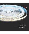 15W/m LED Strip Light - Samsung Chip, 24V, 6400K, IP20, 10m/Rulle