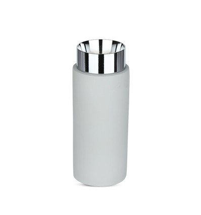 GU10 - grå beton, gips overflade metallampe med krom bund