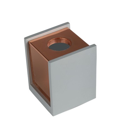 GU10 - Betonmetal, gipsofte med mat rosaguld bund