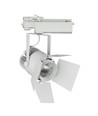 33W LED skinnespot - Samsung chip, 3000K, 5 års garanti, hvid hus